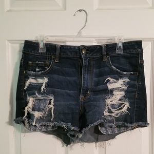 American Eagle Outfitters Dark Blue Jean Shorts